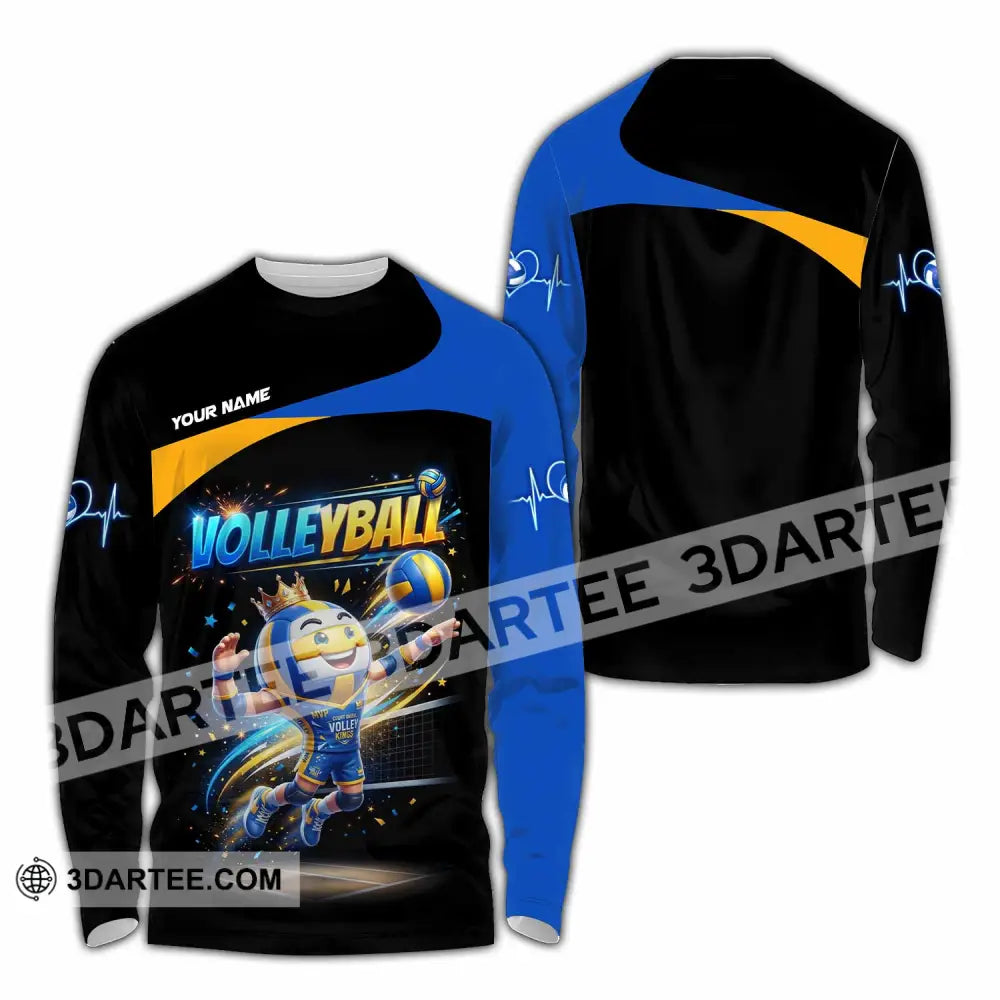 Unisex Shirt - Custom Volleyball Shirt - Long Sleeve Shirt / S - T-shirt