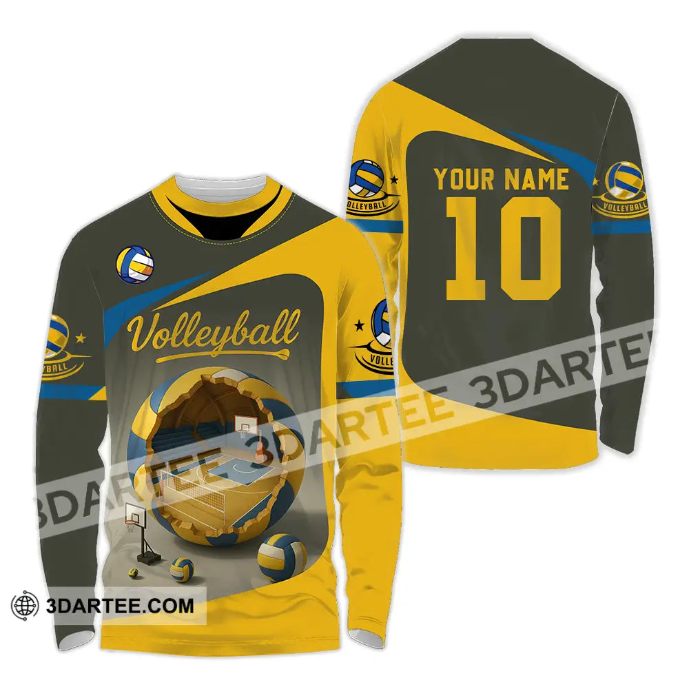 Unisex Shirt - Custom Volleyball Shirt Long Sleeve Shirt / S T-shirt