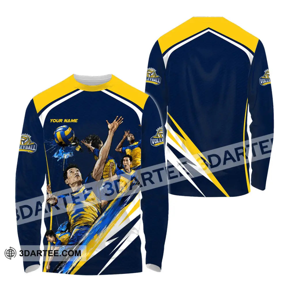 Unisex Shirt - Custom Volleyball Shirt - Long Sleeve Shirt / S - T-shirt