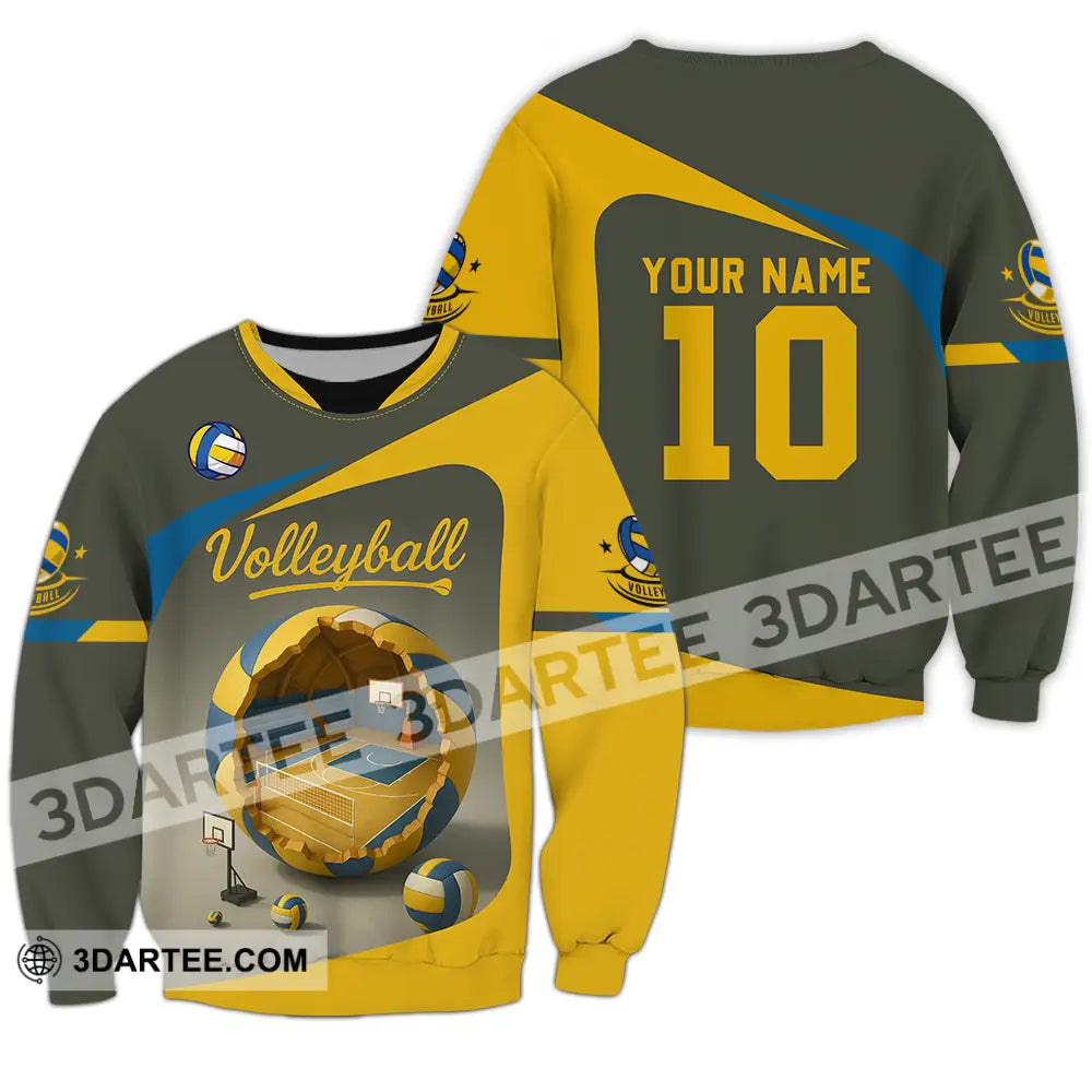 Unisex Shirt - Custom Volleyball Shirt Long Sleeve / S T-shirt