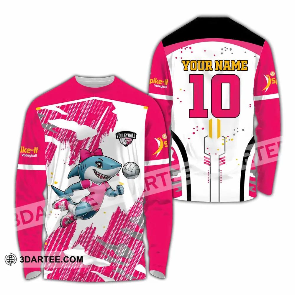 Unisex Shirt - Custom Volleyball Shirt - Long Sleeve Shirt / S - T-shirt