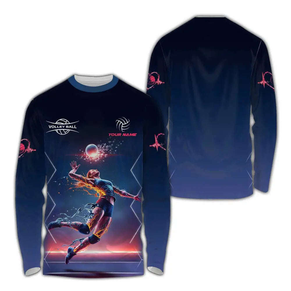 Unisex Shirt - Custom Volleyball Shirt Long Sleeve Shirt / S T-shirt