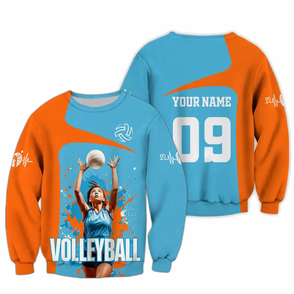 Unisex Shirt - Custom Volleyball Shirt Long Sleeve / S T-shirt