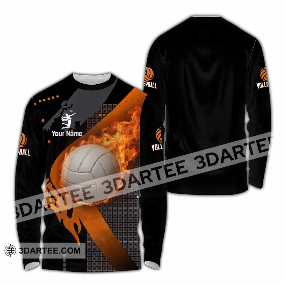 Unisex Shirt - Custom Volleyball Shirt - Long Sleeve Shirt / S - T-shirt
