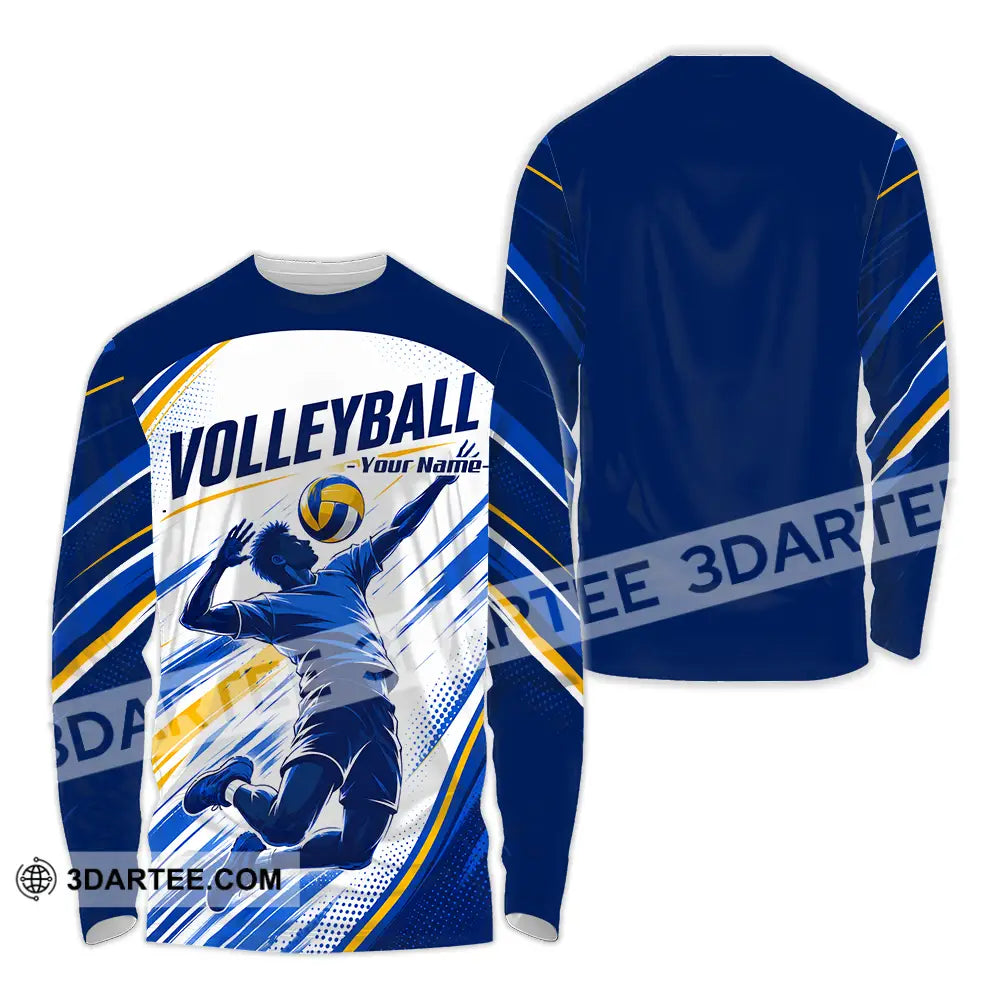 Unisex Shirt - Custom Volleyball Shirt - Long Sleeve Shirt / S - T-shirt