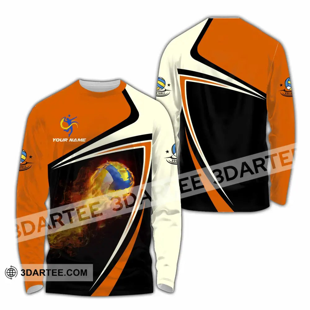Unisex Shirt - Custom Volleyball Shirt Long Sleeve Shirt / S T-shirt