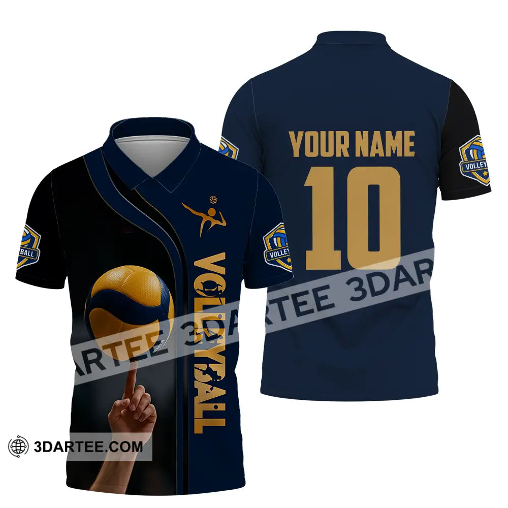 Unisex Shirt - Custom Volleyball Shirt Polo Shirt / S T-shirt