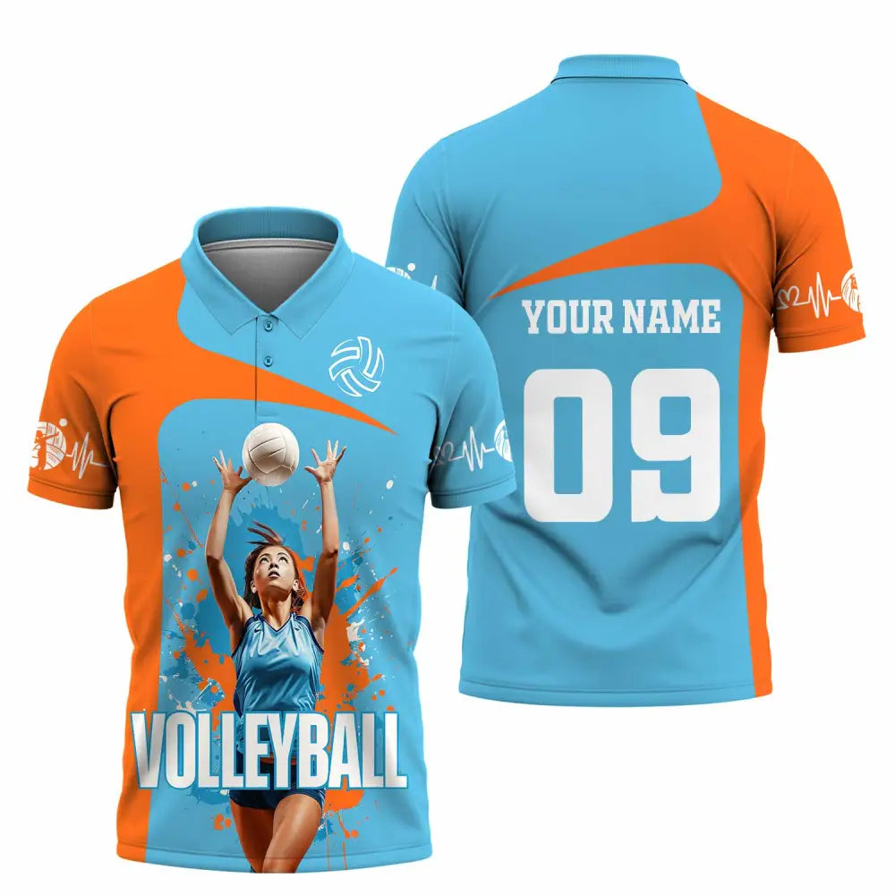 Unisex Shirt - Custom Volleyball Shirt Polo Shirt / S T-shirt