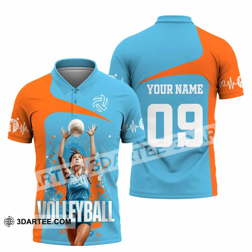 Unisex Shirt - Custom Volleyball Shirt Polo Shirt / S T-shirt