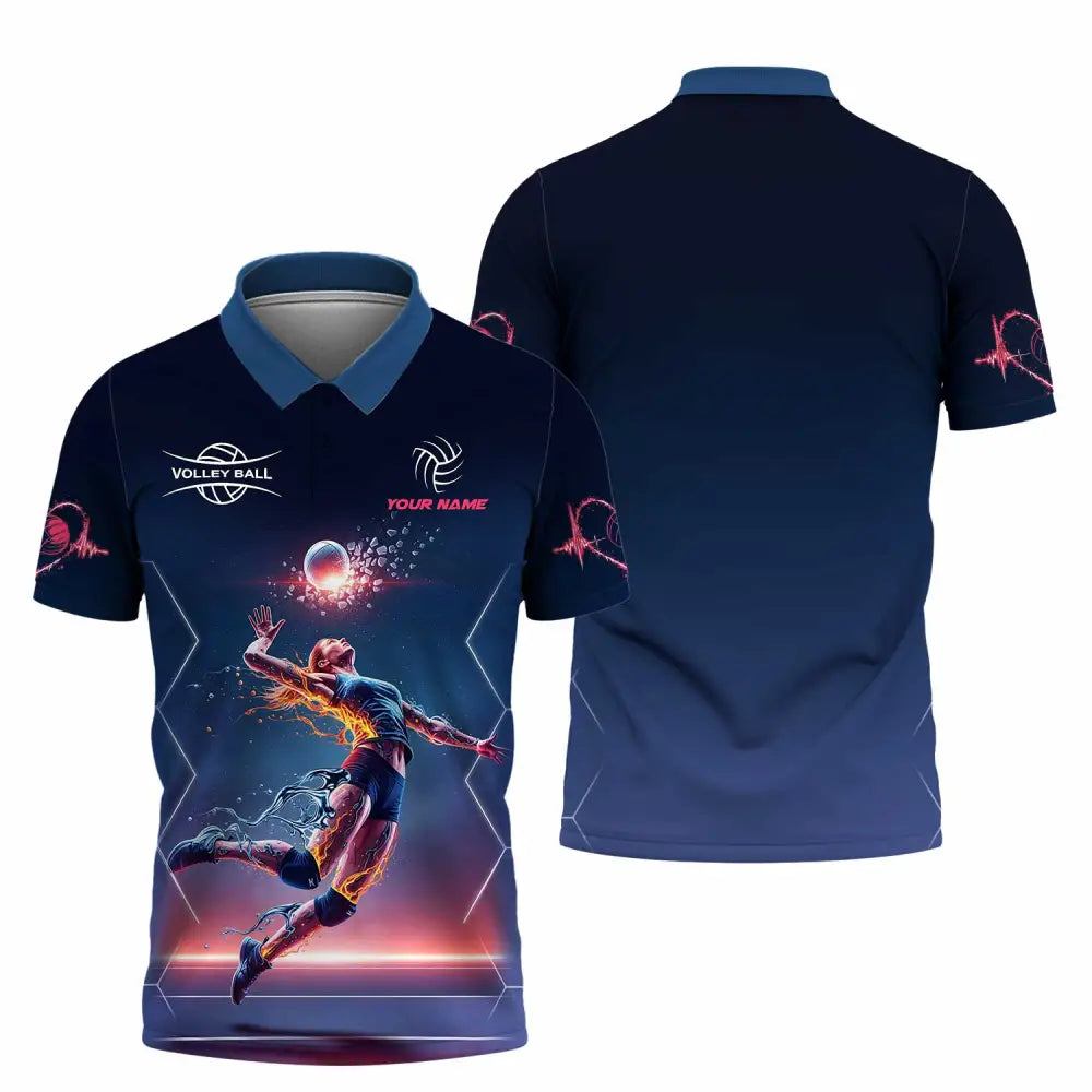 Unisex Shirt - Custom Volleyball Shirt Polo Shirt / S T-shirt