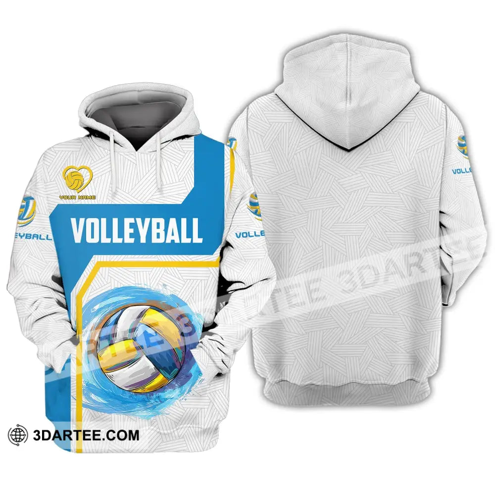 Unisex Shirt Custom Volleyball T-Shirt For Team Gift Players Hoodie / S