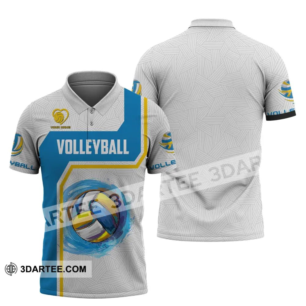 Unisex Shirt Custom Volleyball T-Shirt For Team Gift Players Polo / S