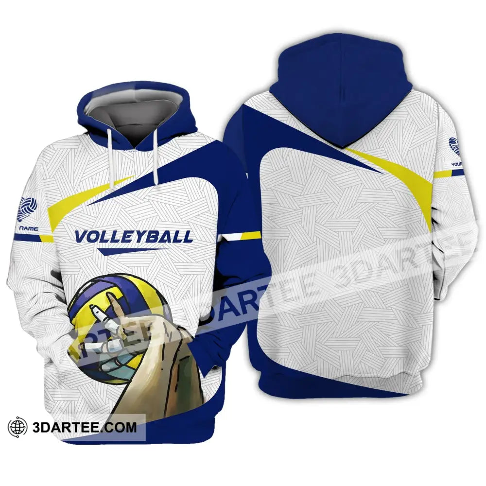 Unisex Shirt Custom Volleyball Team T-Shirt For Club Gift Players Hoodie / S