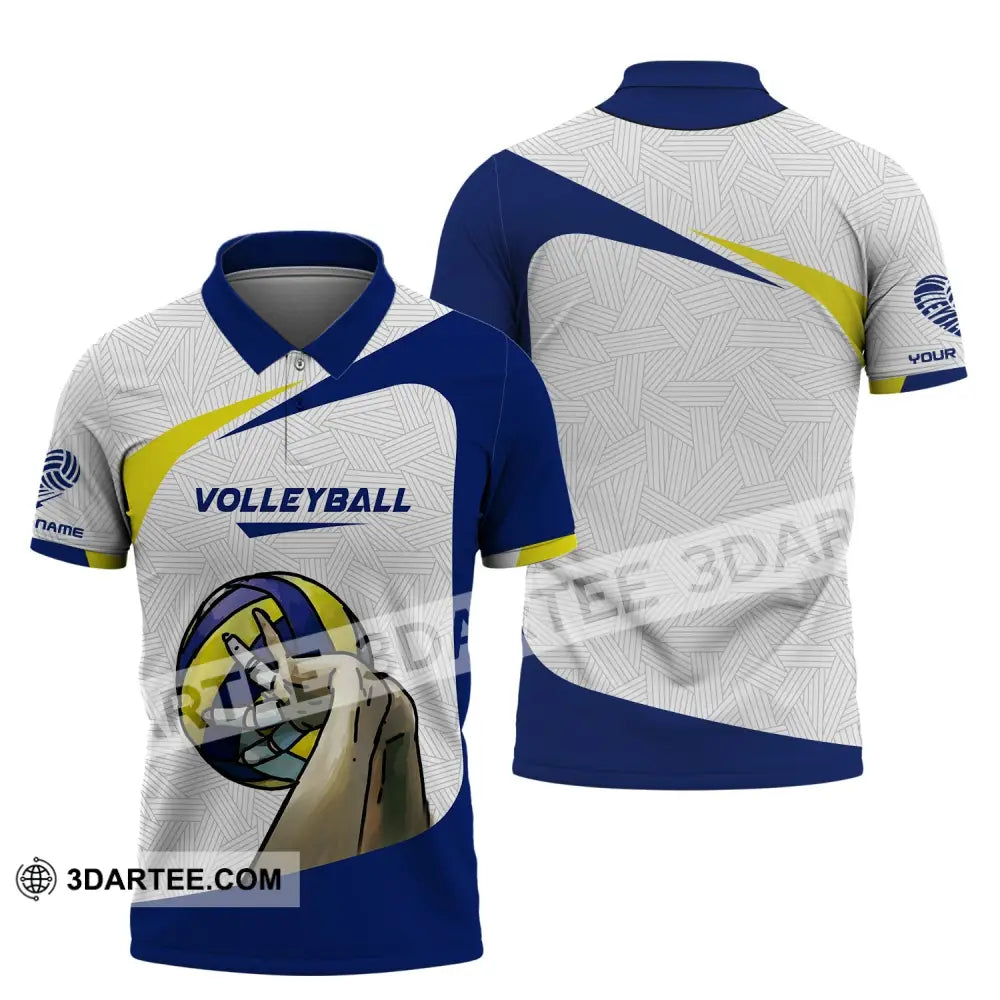 Unisex Shirt Custom Volleyball Team T-Shirt For Club Gift Players Polo / S