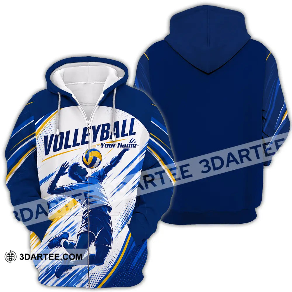 Unisex Shirt - Custom Volleyball Shirt - Zipper Hoodie / S - T-shirt