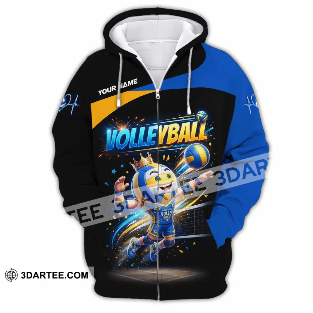 Unisex Shirt - Custom Volleyball Shirt - Zipper Hoodie / S - T-shirt