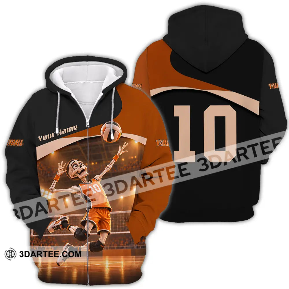 Unisex Shirt - Custom Volleyball Shirt - Zipper Hoodie / S - T-shirt