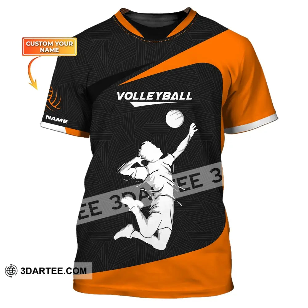 Unisex Shirt Custom Volleyball Zipper Hoodie T-Shirt For Team Gift Players / S