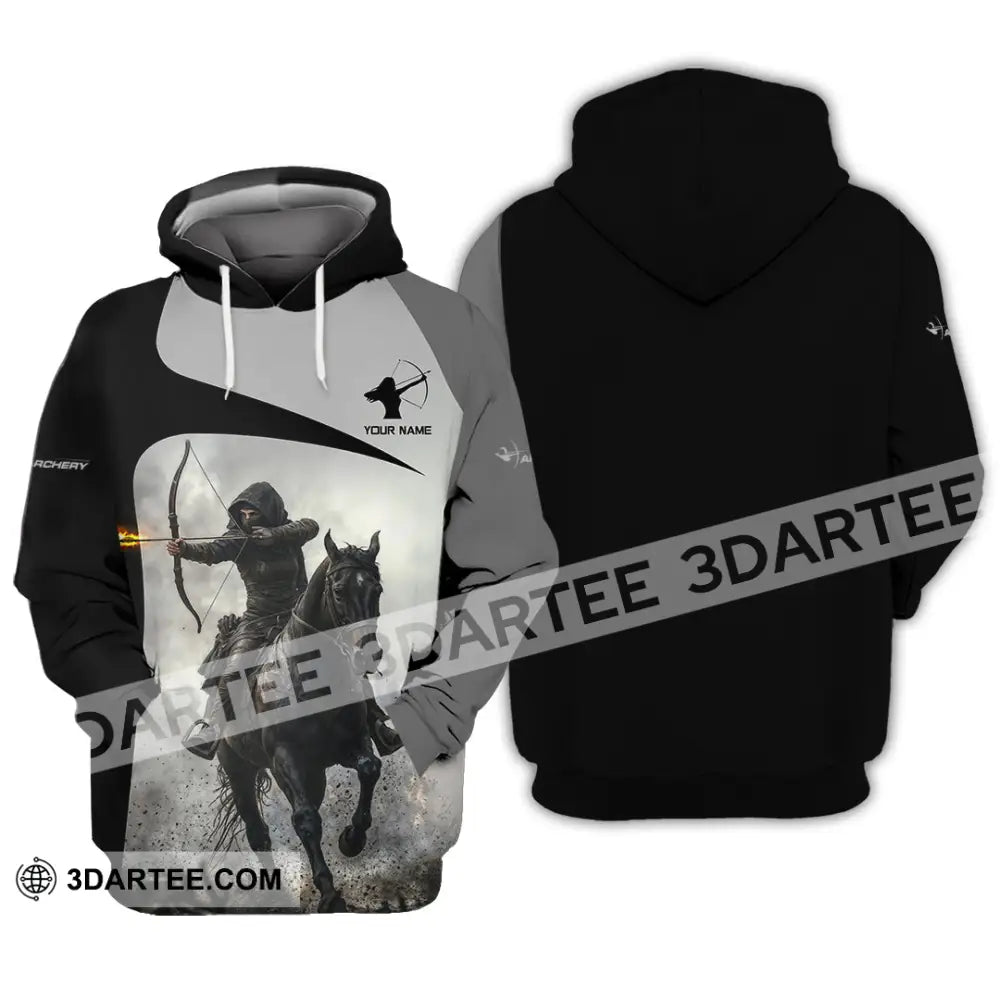 Unisex Shirt - Custom Warrior Horseman Archery Shirt Hoodie / S T-shirt