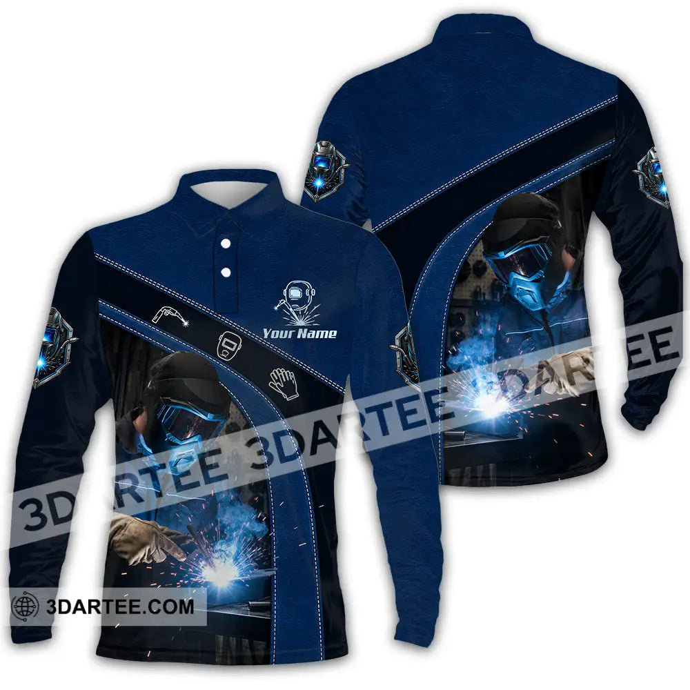 Unisex Shirt - Custom Welder Shirt - Long Sleeve Polo / S - T-shirt
