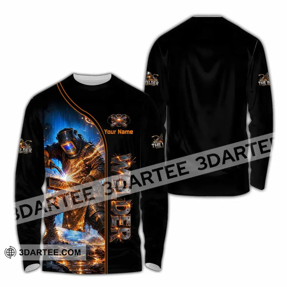 Unisex Shirt - Custom Welder Shirt - Long Sleeve Shirt / S - T-shirt