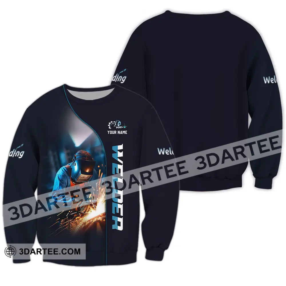 Unisex Shirt Custom Welder Shirt Long Sleeve / S T shirt