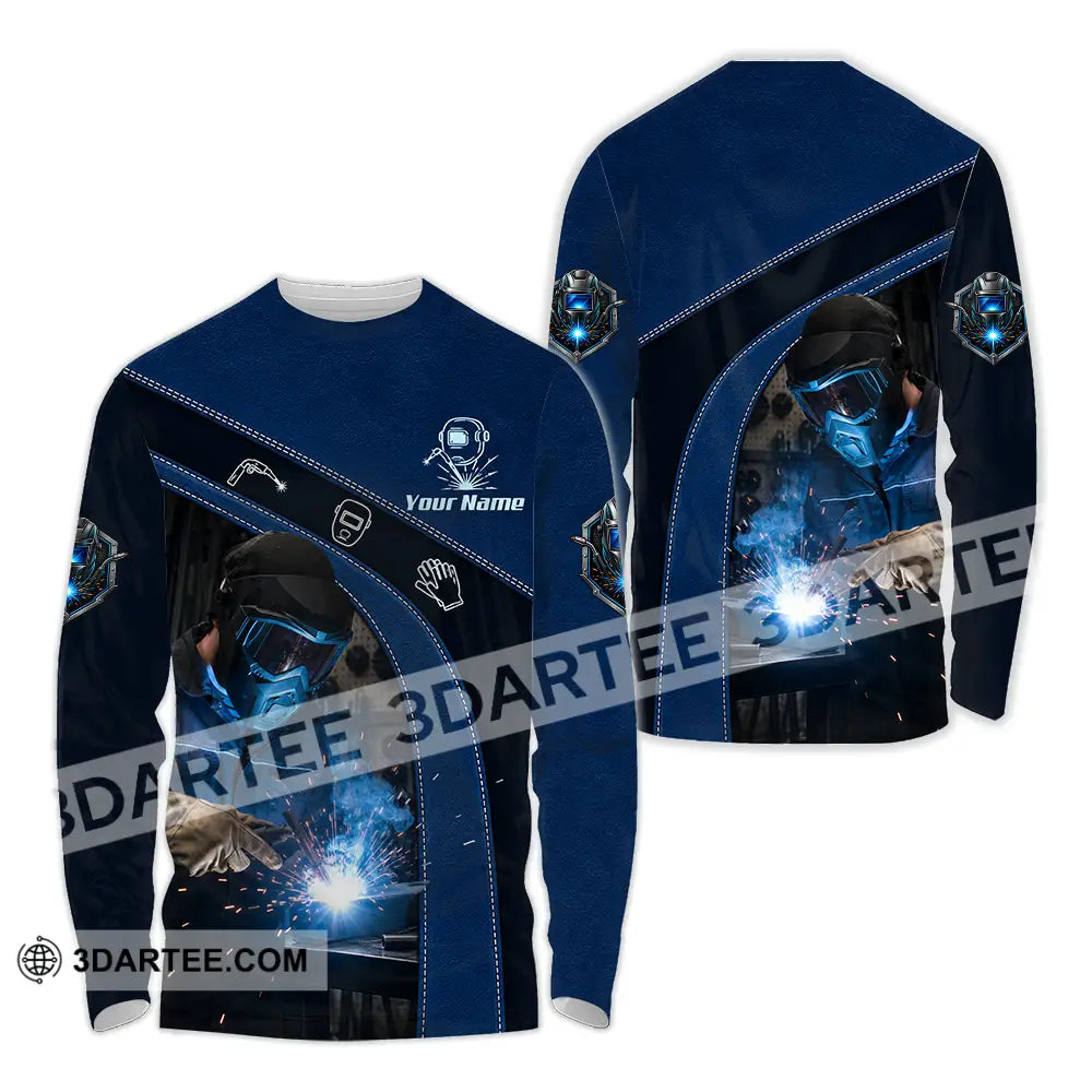 Unisex Shirt - Custom Welder Shirt - Long Sleeve Shirt / S - T-shirt
