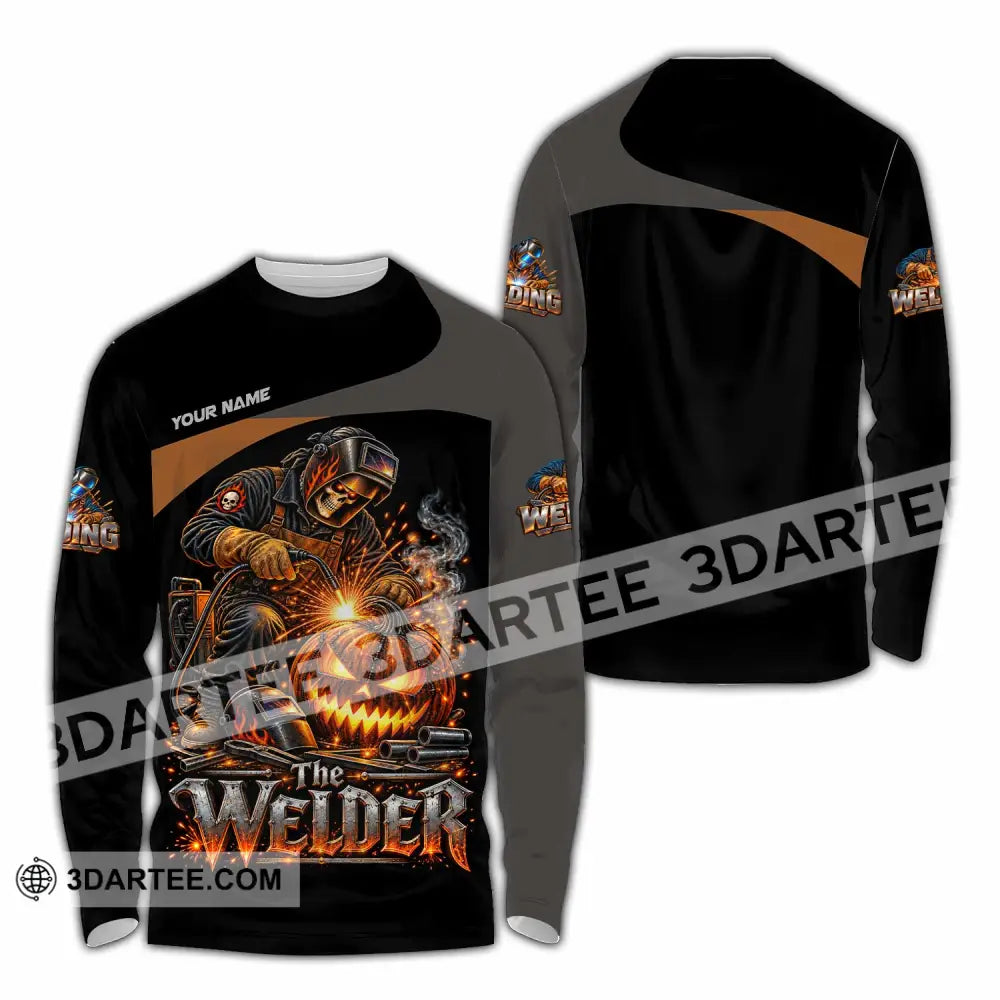 Unisex Shirt - Custom Welder Shirt - Long Sleeve Shirt / S - T-shirt