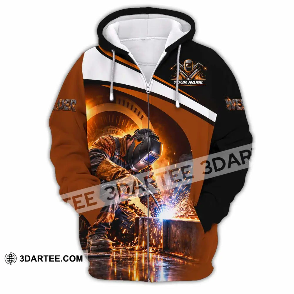 Unisex Shirt - Custom Welder Shirt - Zipper Hoodie / S - T-shirt