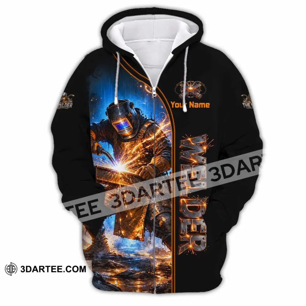Unisex Shirt - Custom Welder Shirt - Zipper Hoodie / S - T-shirt