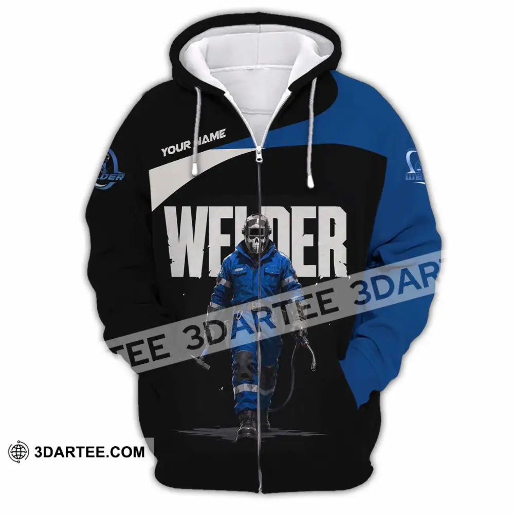 Unisex Shirt - Custom Welder Shirt - Zipper Hoodie / S - T-shirt