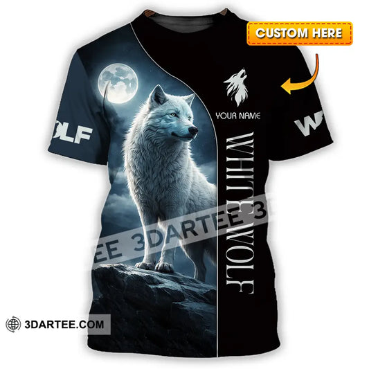 Unisex Shirt - Custom White Wolf 3D Shirt T-shirt