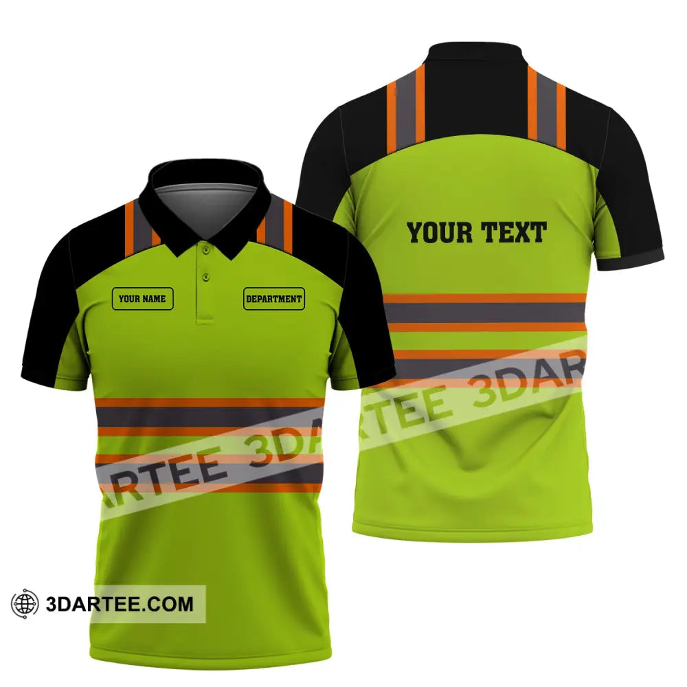 Unisex Shirt Custom Workwear Polo Mechanic Uniforms For Workers / S T-Shirt