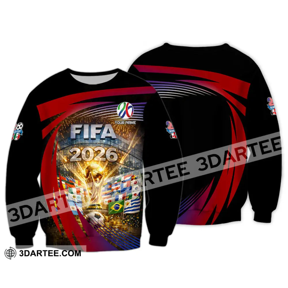 Unisex Shirt - Custom World Cup 2026 3D Shirt Long Sleeve / S T-shirt