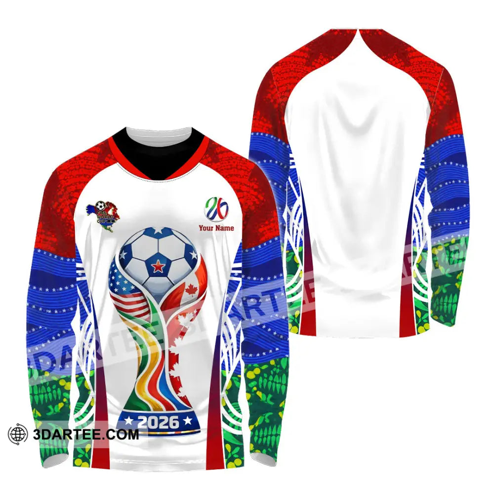 Unisex Shirt - Custom World Cup 2026 3D Shirt - Long Sleeve Shirt / S - T-shirt