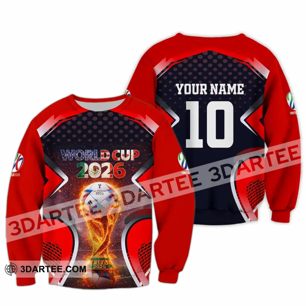 Unisex Shirt - Custom World Cup 2026 3D Shirt Long Sleeve / S T-shirt