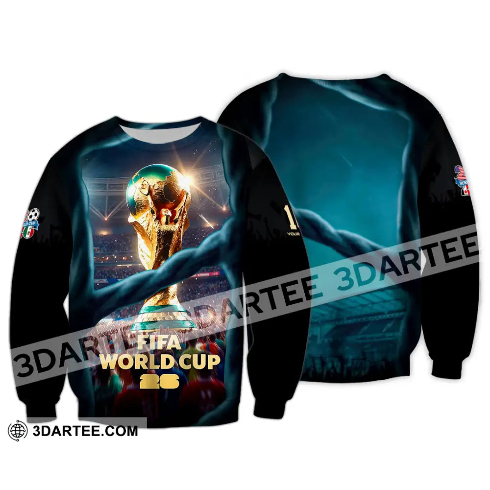 Unisex Shirt - Custom World Cup 2026 3D Shirt Long Sleeve / S T-shirt