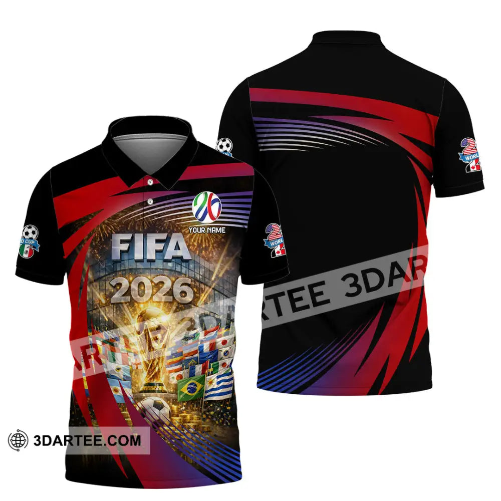 Unisex Shirt - Custom World Cup 2026 3D Shirt Polo Shirt / S T-shirt