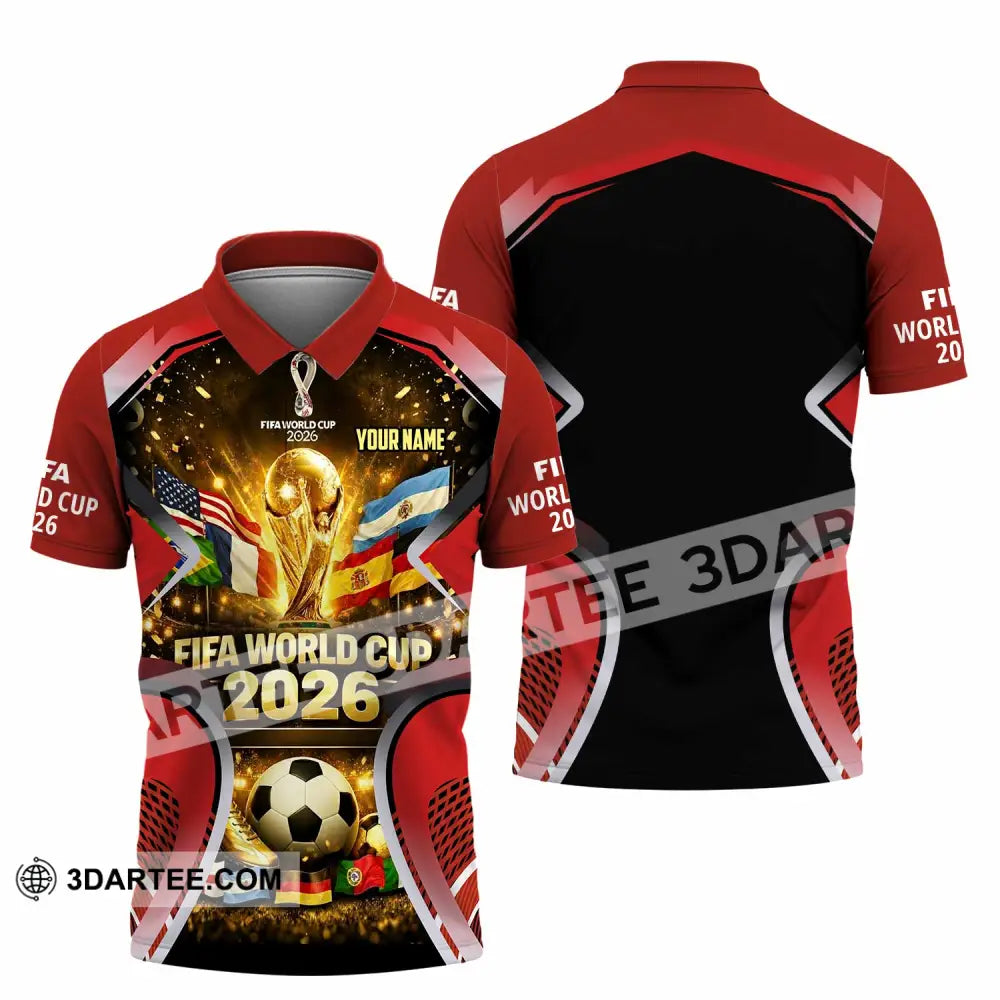 Unisex Shirt - Custom World Cup 2026 3D Shirt Polo Shirt / S T-shirt
