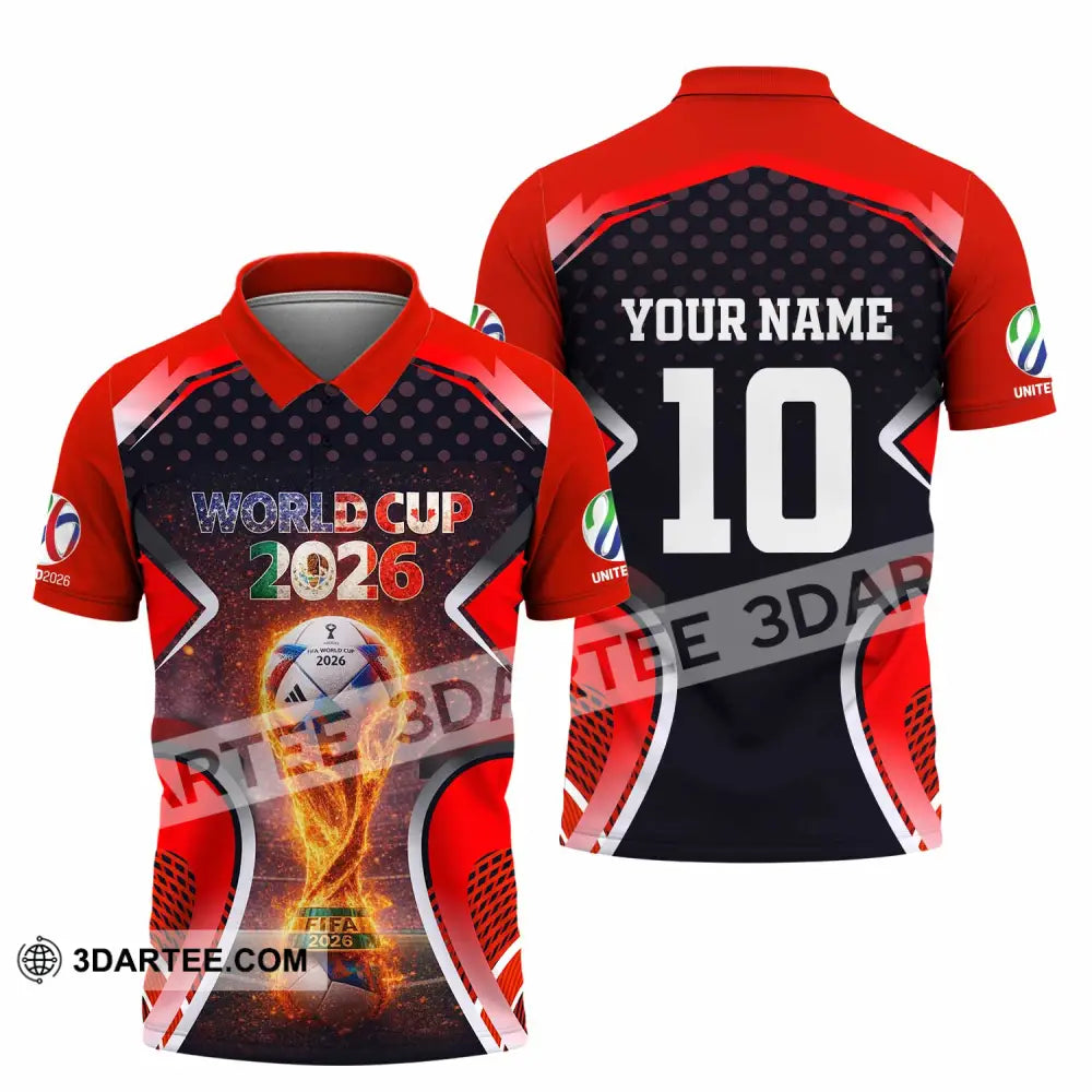 Unisex Shirt - Custom World Cup 2026 3D Shirt Polo Shirt / S T-shirt