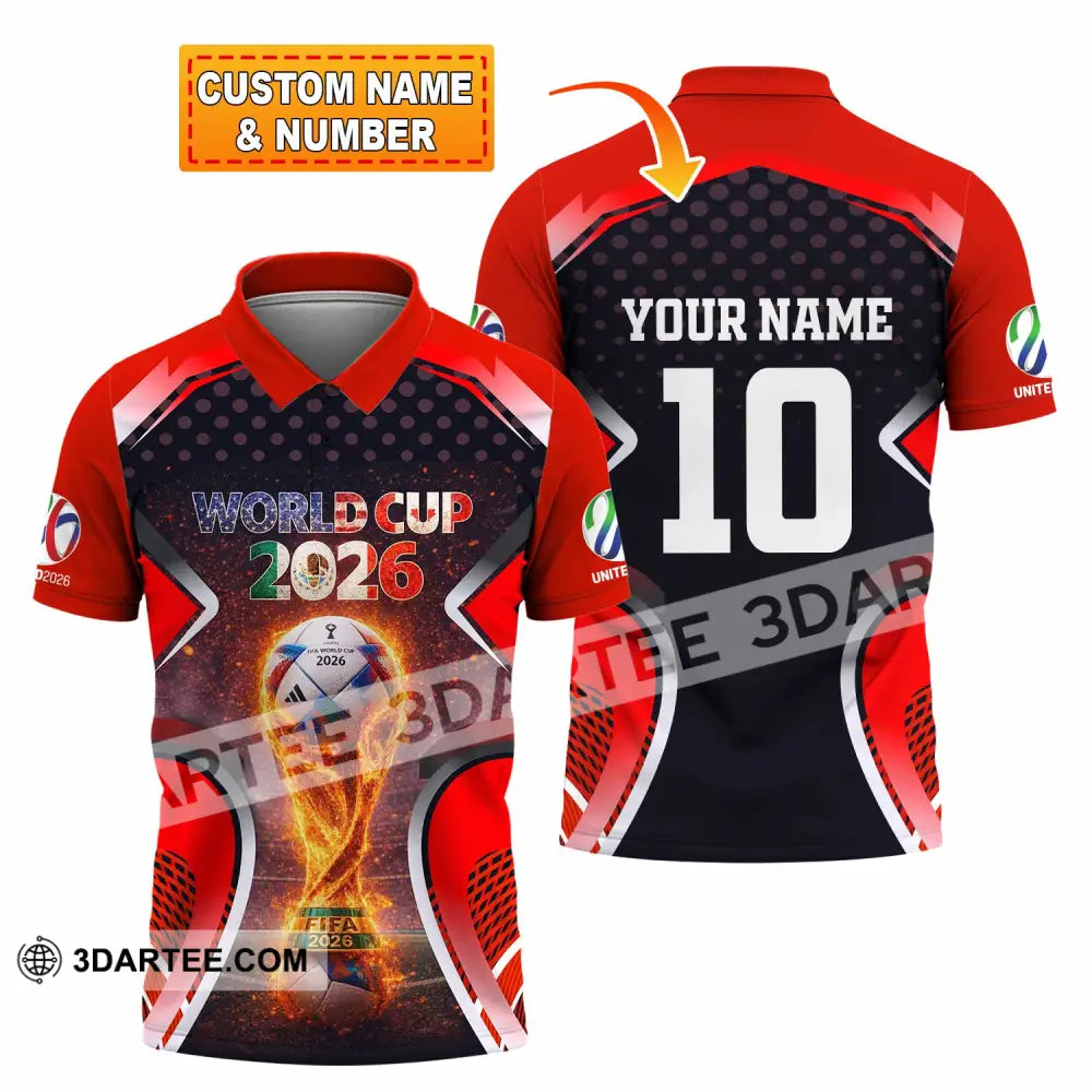 Unisex Shirt - Custom World Cup 2026 3D Shirt T-shirt