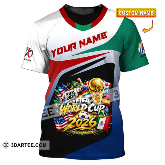 Unisex Shirt - Custom World Cup 2026 3D Shirt - T-shirt