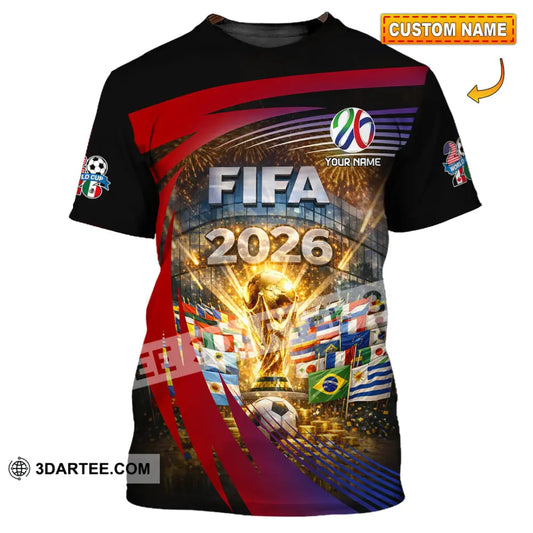 Unisex Shirt - Custom World Cup 2026 3D Shirt T-shirt