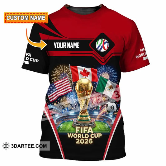 Unisex Shirt - Custom World Cup 2026 3D Shirt T-shirt