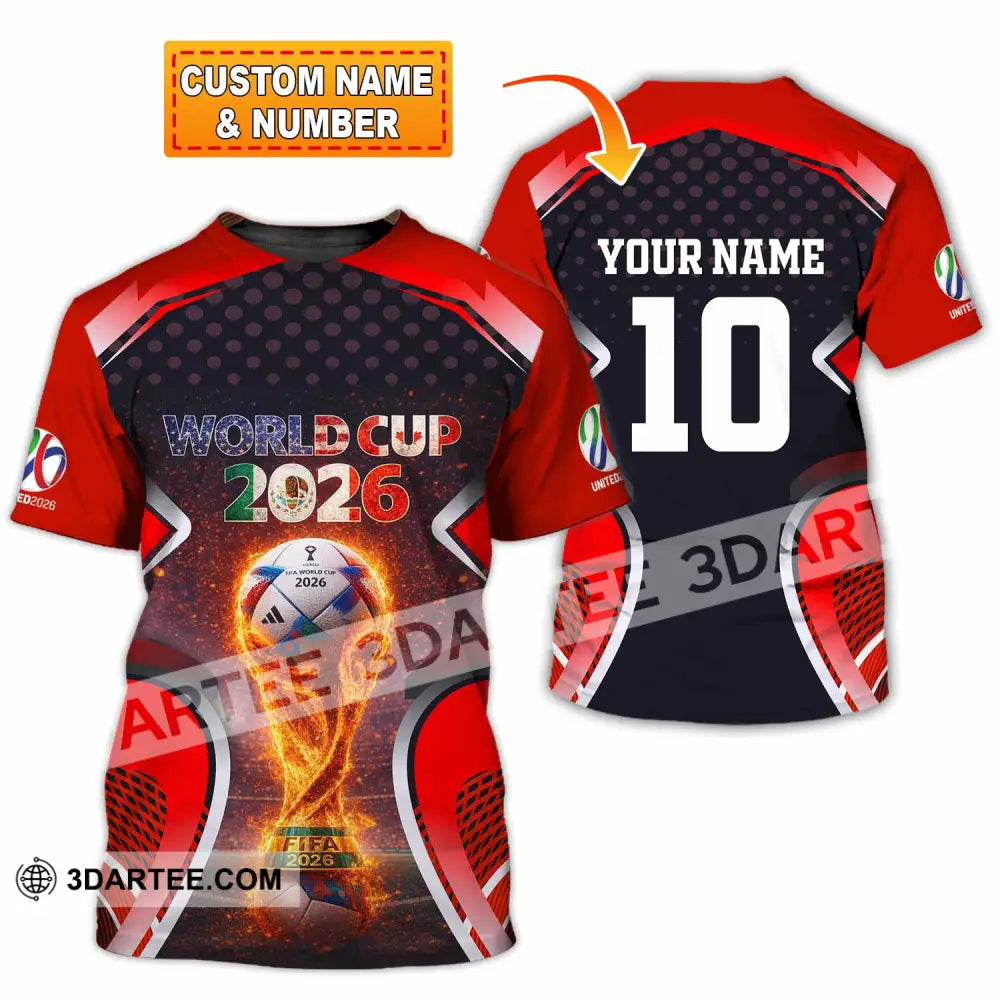 Unisex Shirt - Custom World Cup 2026 3D Shirt T-shirt