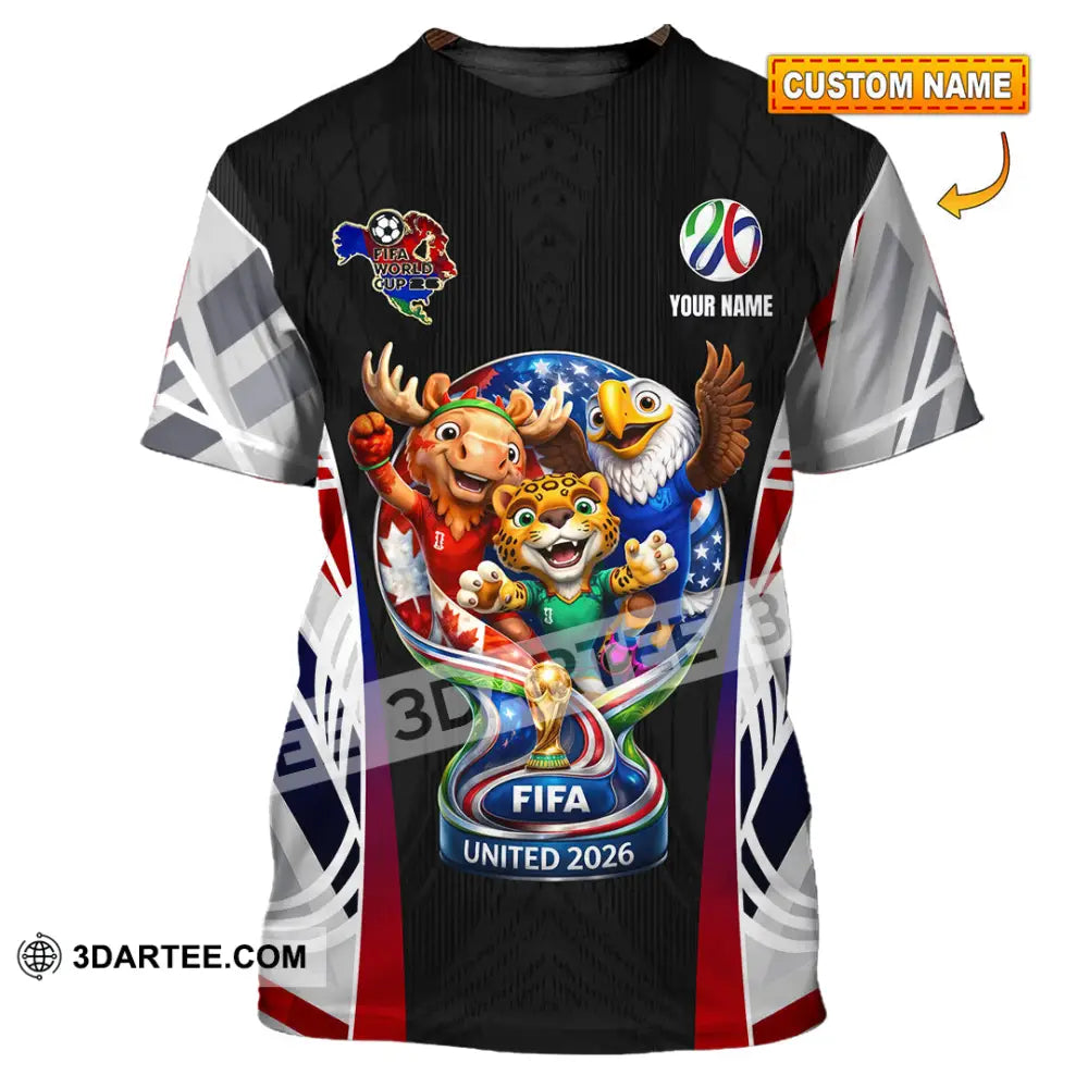 Unisex Shirt - Custom World Cup 2026 3D Shirt T-shirt