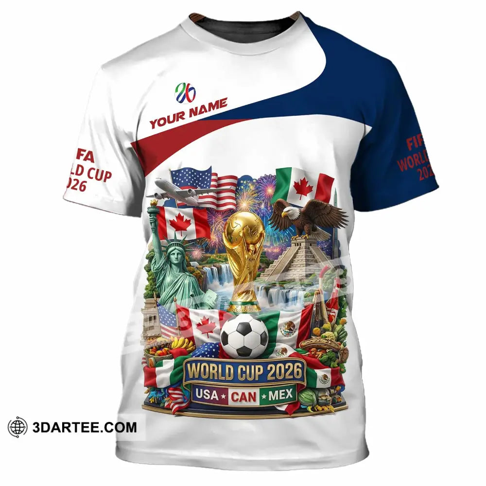 Unisex Shirt - Custom World Cup 2026 3D Shirt - T-Shirt / S - T-shirt