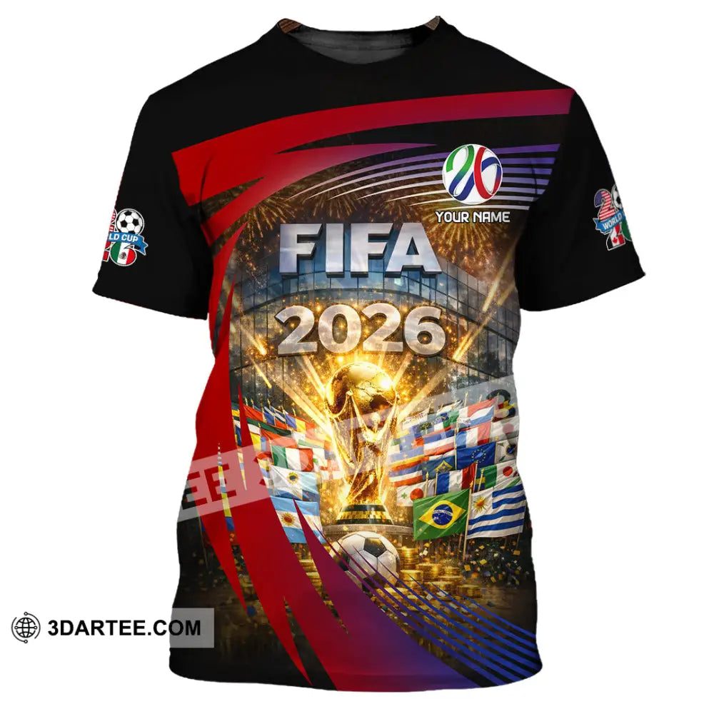 Unisex Shirt - Custom World Cup 2026 3D Shirt T-Shirt / S T-shirt