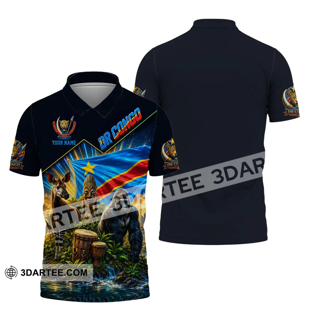 Unisex Shirt - Custom World Cup 2026 Dr Congo Shirt - Polo Shirt / S - T-shirt
