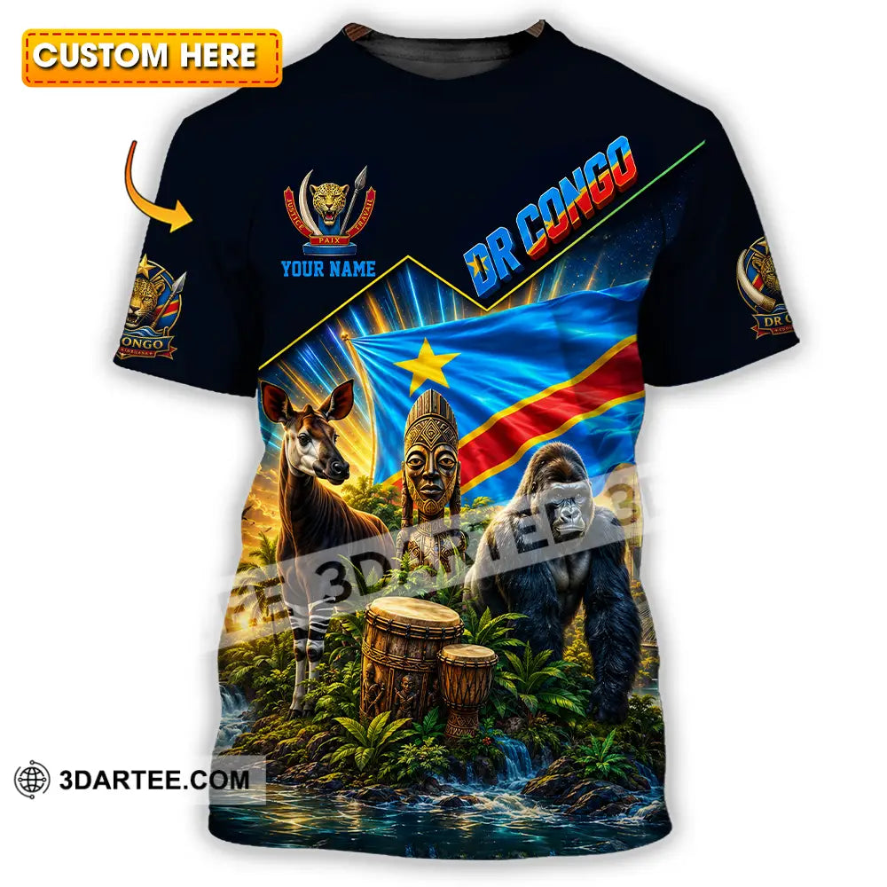 Unisex Shirt - Custom World Cup 2026 Dr Congo Shirt - T-shirt